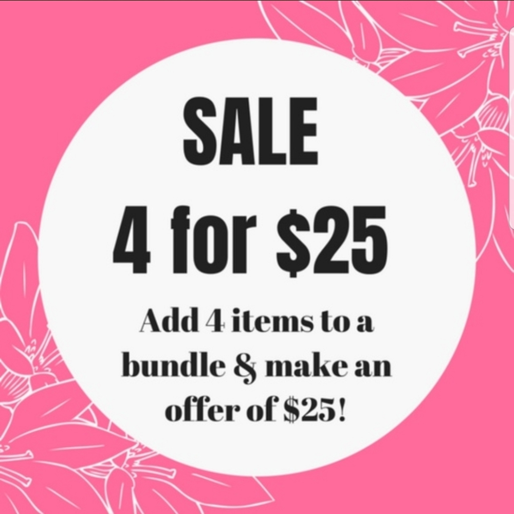 💝‼🔥4 for $25 BUNDLE SALE🔥‼💝